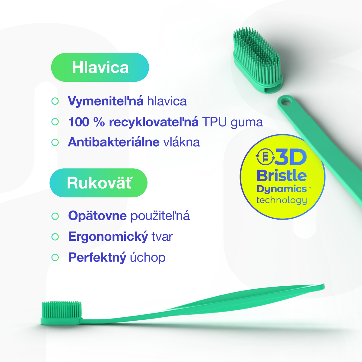 Četkica za zube 3D Bristle Dynamics™