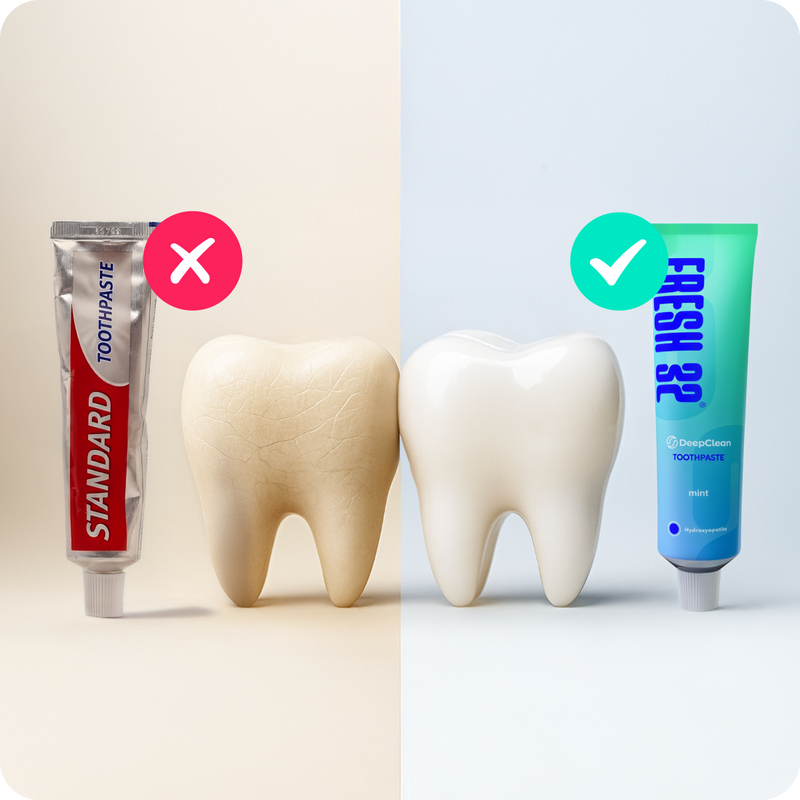 1. Naturally whitens and remineralises enamel