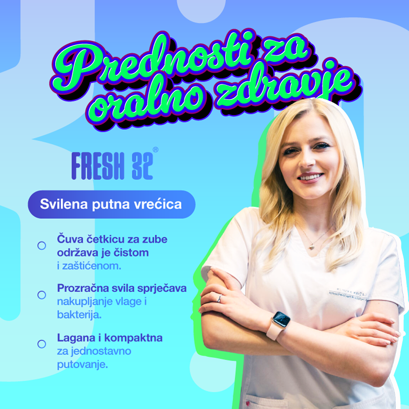 Svilena putna vrećica za četkicu