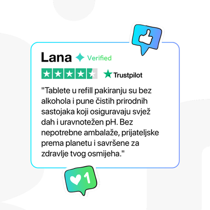 Vodica za ispiranje usta u tabletama