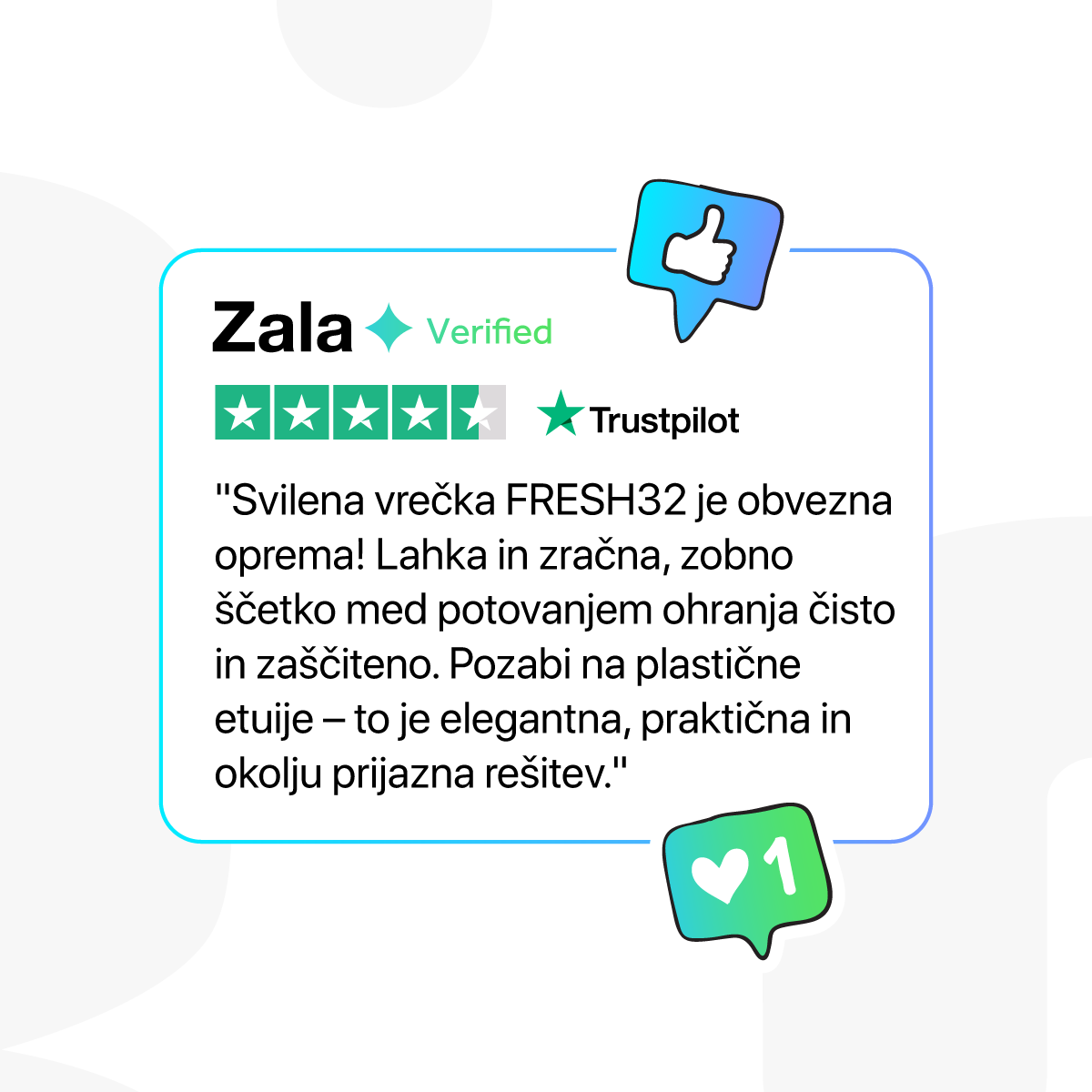 Svilena putna vrećica za četkicu