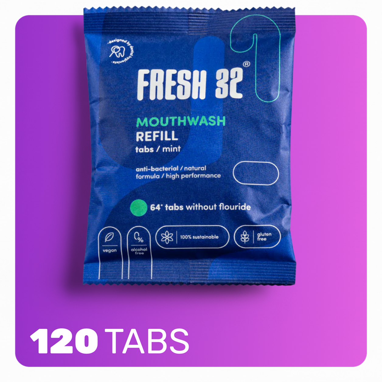 Ustna vodica v tabletkah - refill