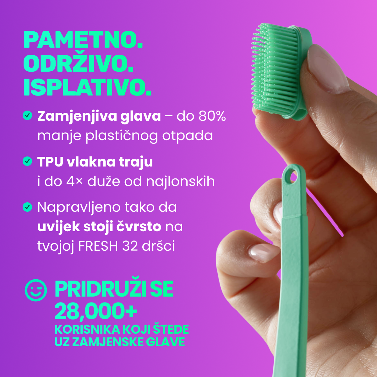 Zamjenske glave 3D Bristle Dynamics™