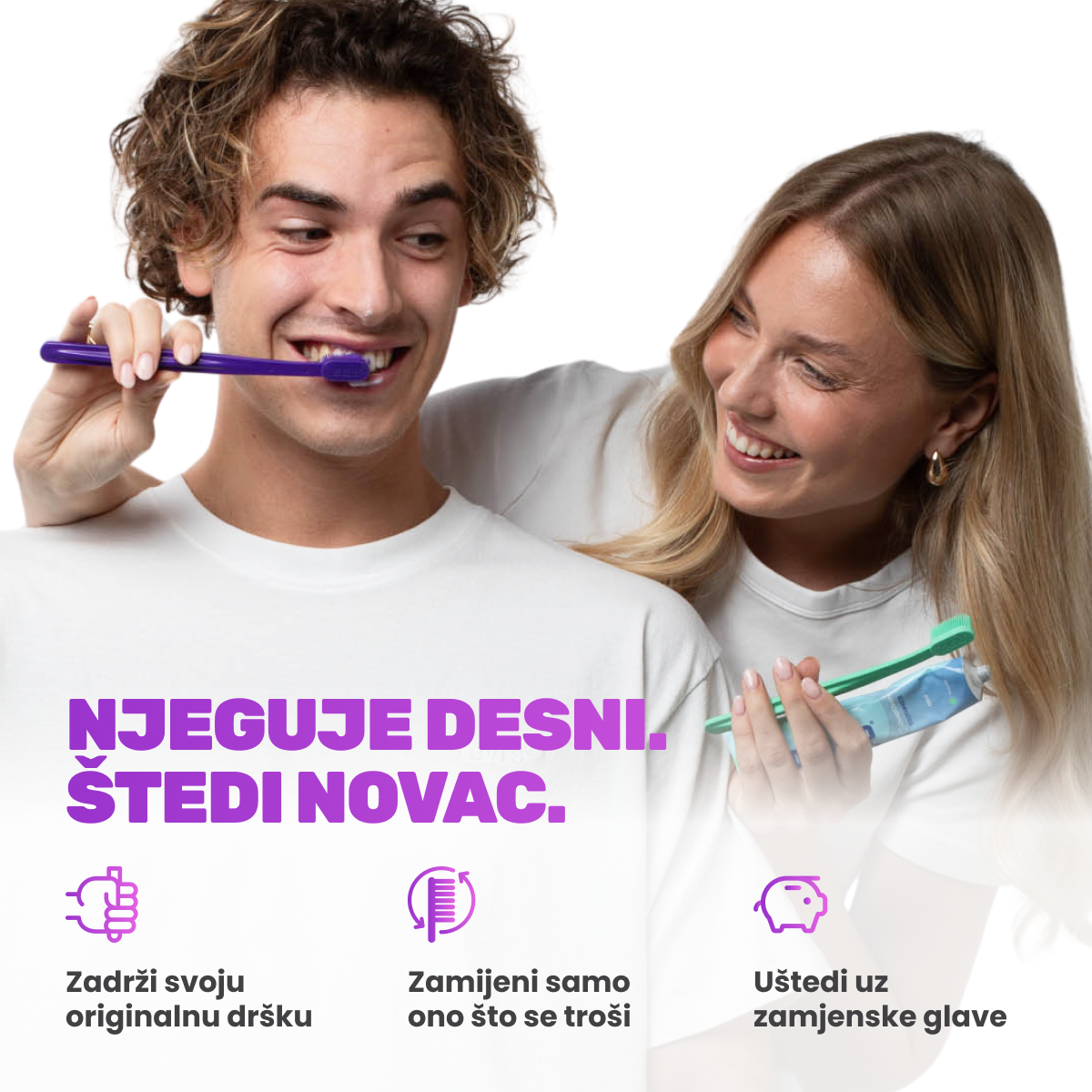 Zamjenske glave 3D Bristle Dynamics™