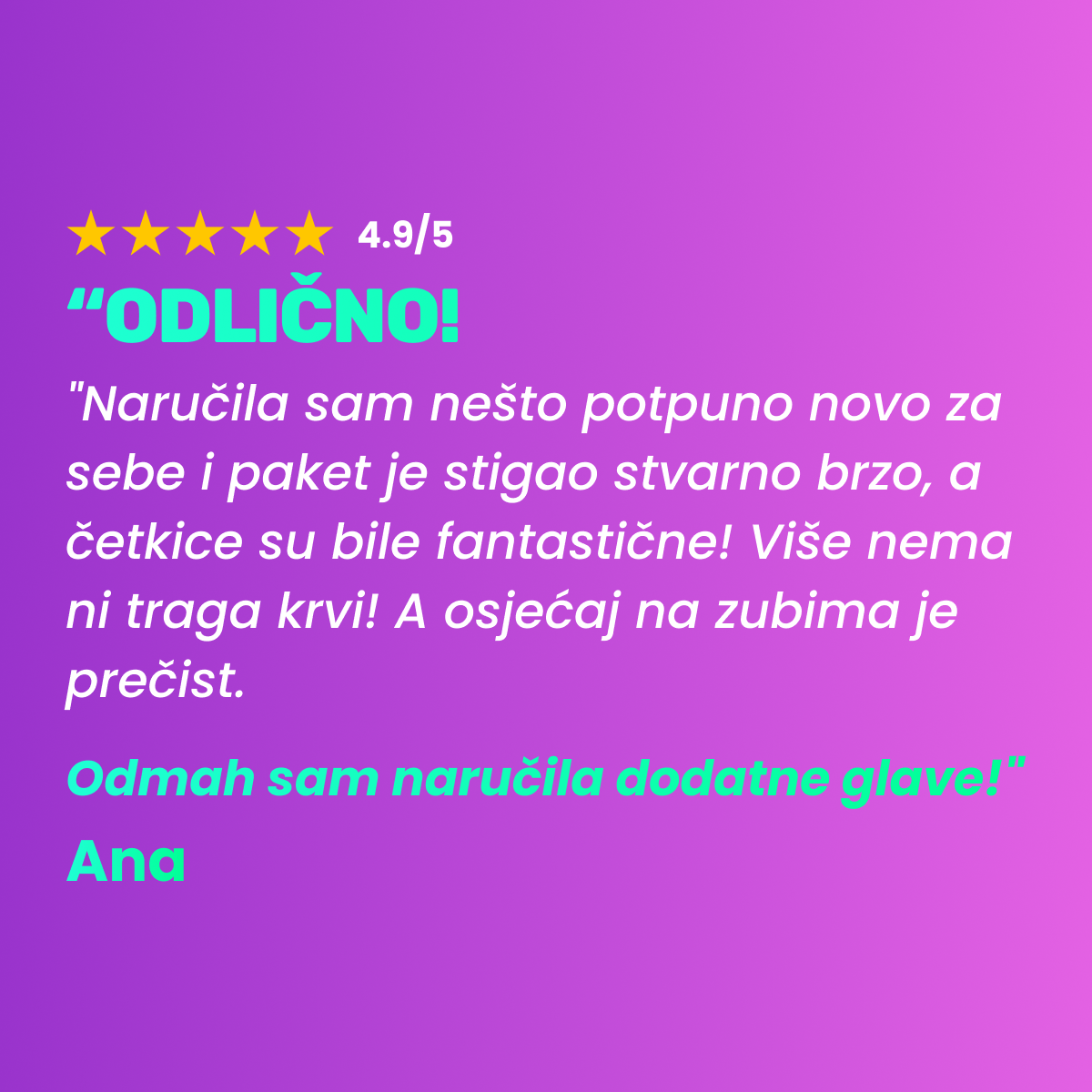 Zamjenske glave 3D Bristle Dynamics™