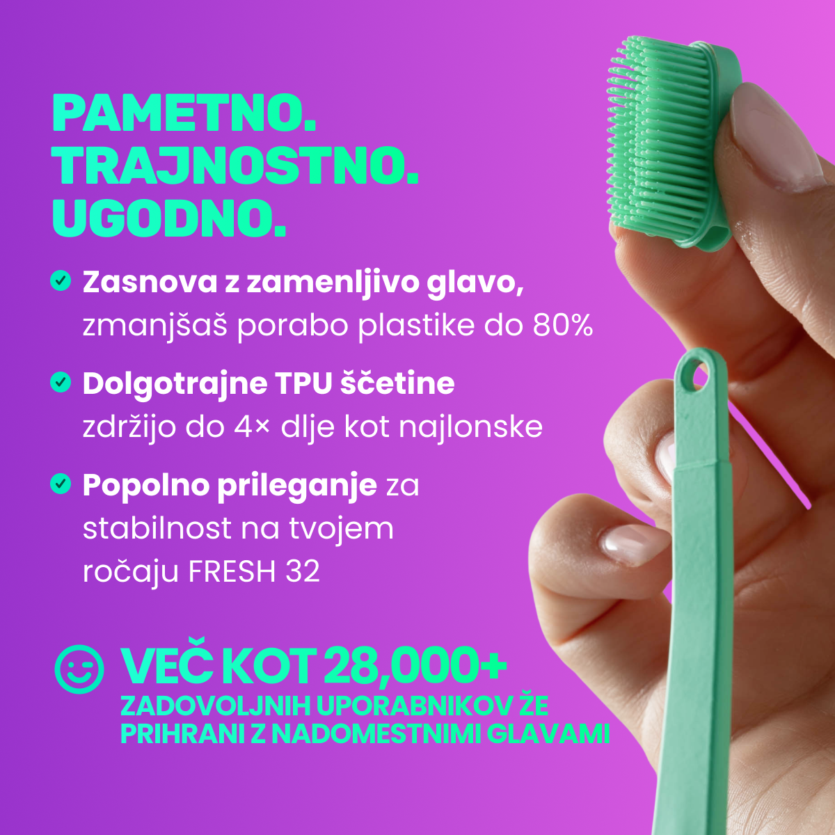 Zamjenske glave 3D Bristle Dynamics™