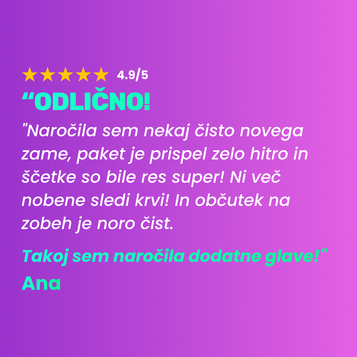 Zamjenske glave 3D Bristle Dynamics™