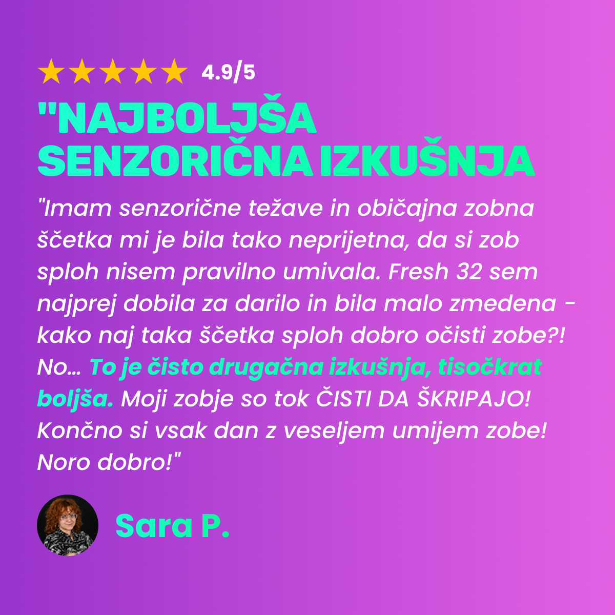 Četkica za zube 3D Bristle Dynamics™