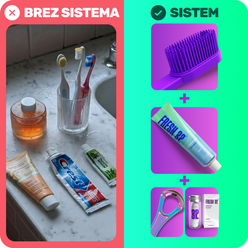 Večina rutin ustne nege ni bila zasnovana za kavni način življenja