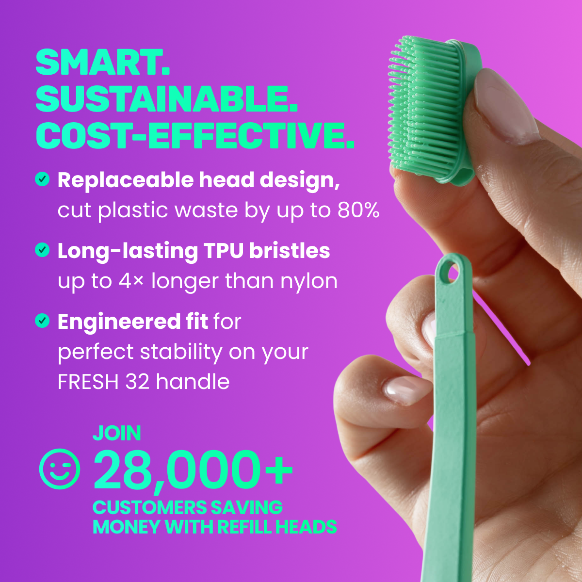 Zamjenske glave 3D Bristle Dynamics™