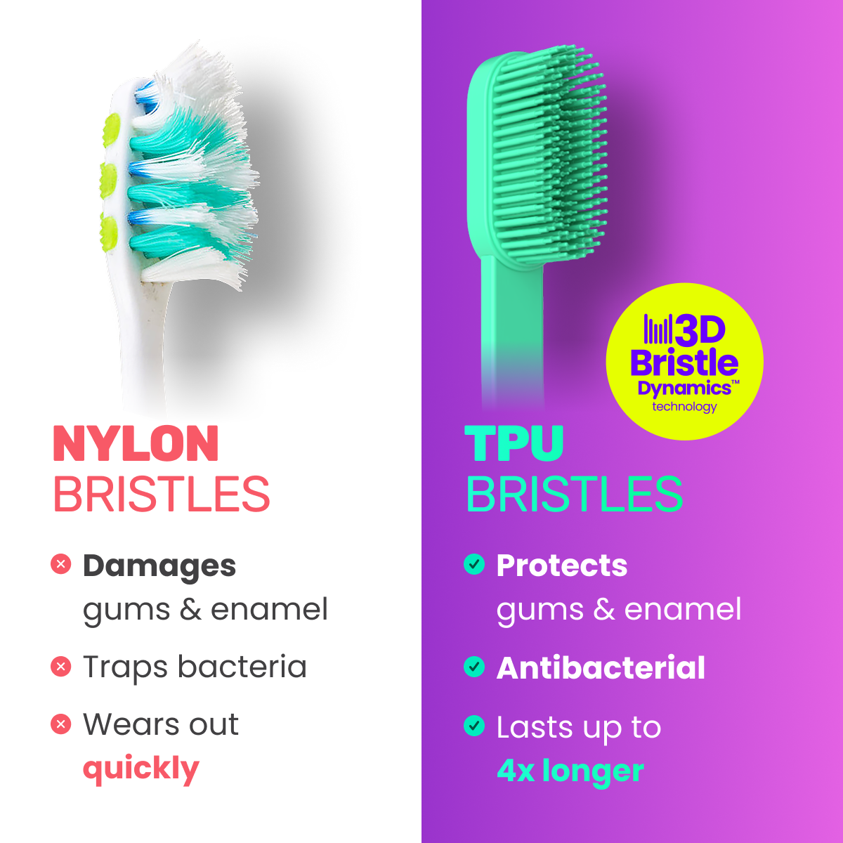 Četkica za zube 3D Bristle Dynamics™