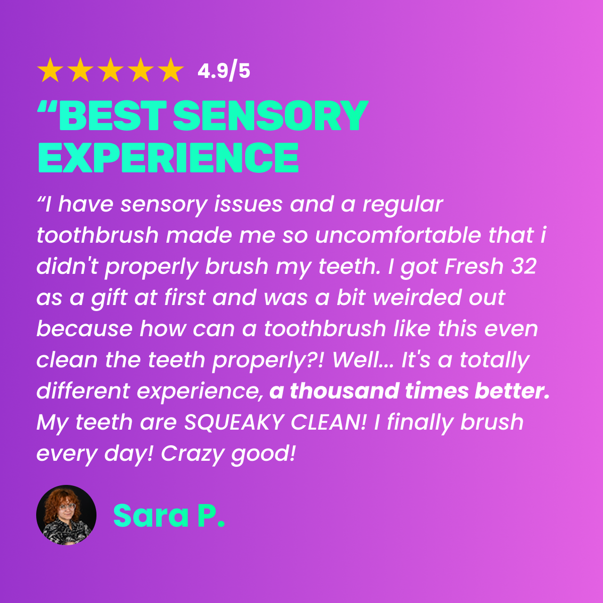 Četkica za zube 3D Bristle Dynamics™