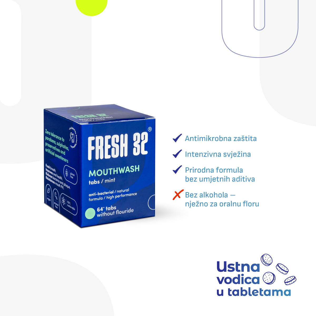 Vodica za ispiranje usta u tabletama