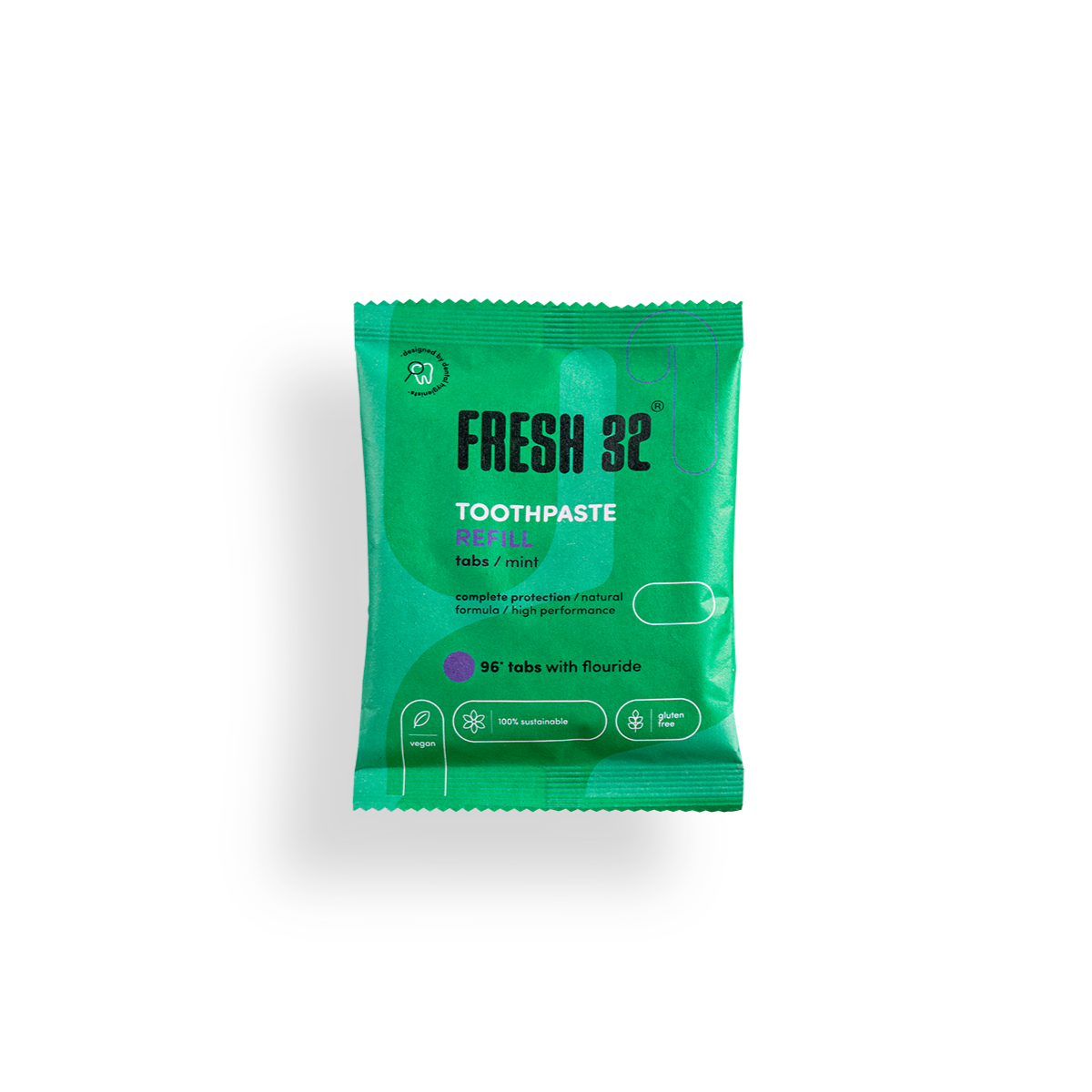Refill toothpaste in tablets